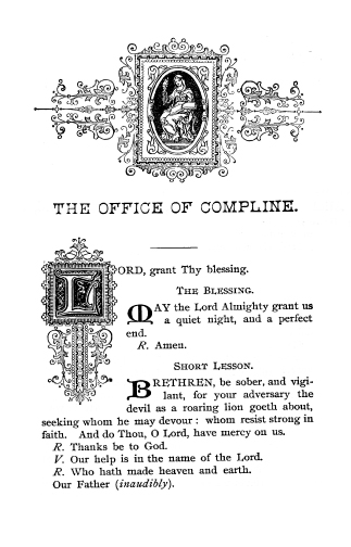 The Office of Compline