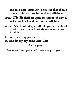 The Little Office of Advent