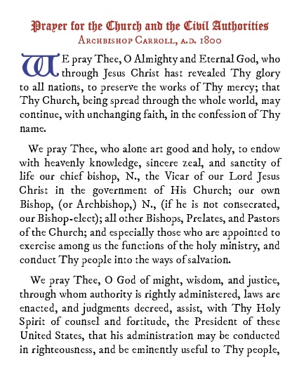 Prayers for the United States