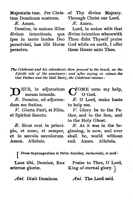 The Office of Vespers